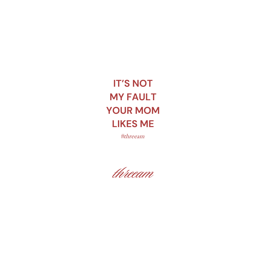 It's not my fault