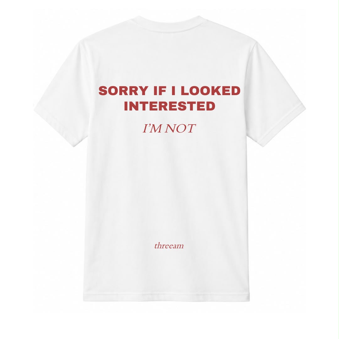Sorry if i look